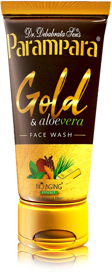 Parampara Gold & Aloevera For Soft & Glowing Skin for All Skin Types Face Wash Price in India