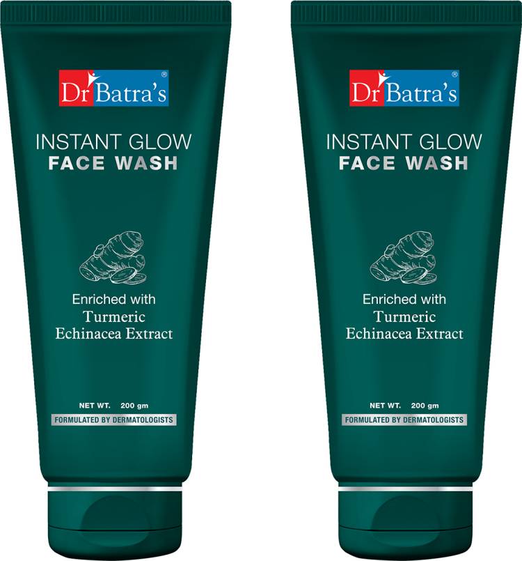 Dr Batra's Instant Glow  Enriched With Tumeric For Healthy & Glowing Skin - 200 gm Face Wash Price in India