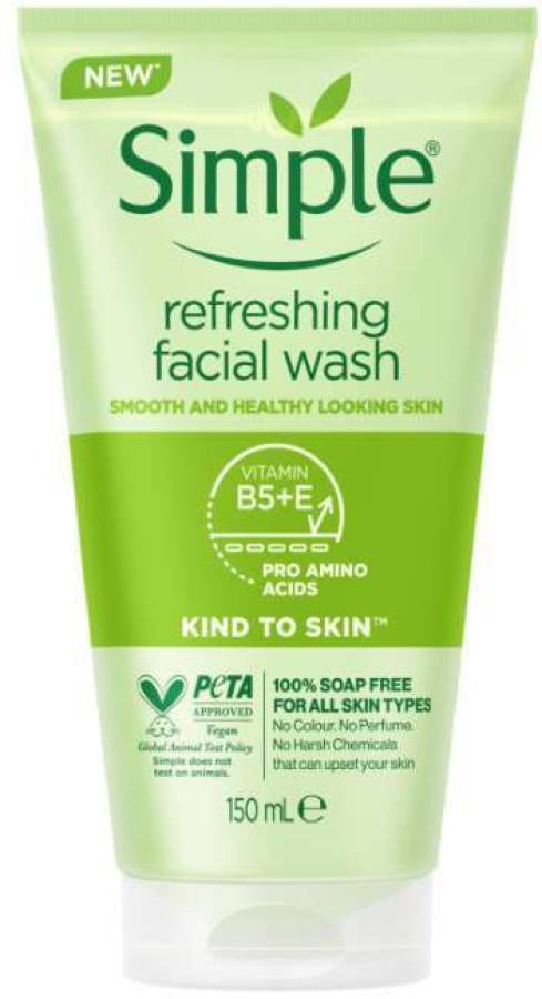 Simple Kind To Skin Refreshing Facial Gel Wash - 150ml Face Wash Price in India
