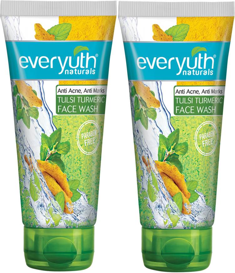 Everyuth Naturals Anti-Acne Anti Marks Tulsi Turmeric Face Wash Price in India
