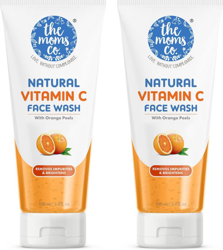 The Moms Co. Natural Vitamin C  Helps Clean, Purify, Brighten & Even Skin Tone Face Wash Price in India