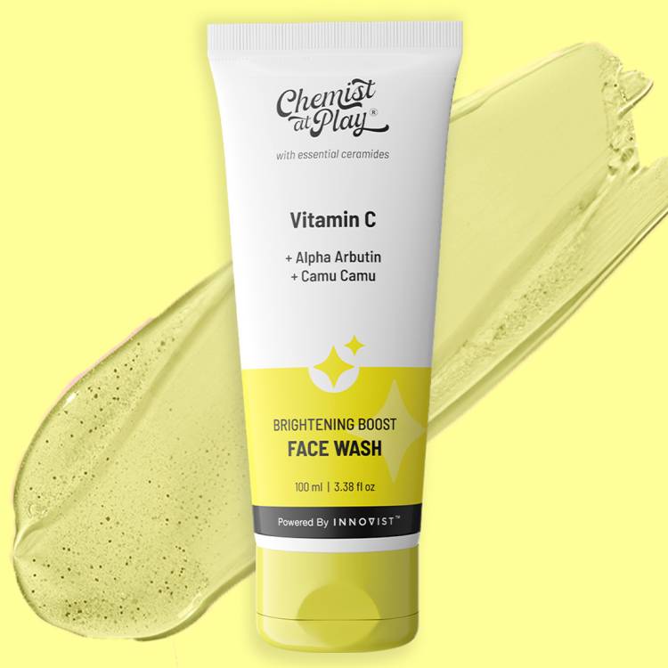 Chemist at Play Vitamin C  For Glowing Skin - Niacinamide - Brightening Boost Cleanser Face Wash Price in India