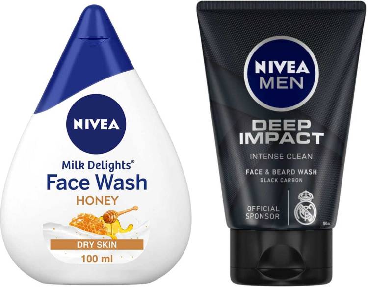 NIVEA Deep Impact FW and MD Besan FW 100ml Face Wash Price in India