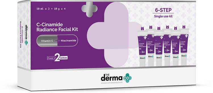 The Derma Co C-Cinamide Radiance Facial Kit with Vitamin C & Niacinamide for Radiant Skin Price in India