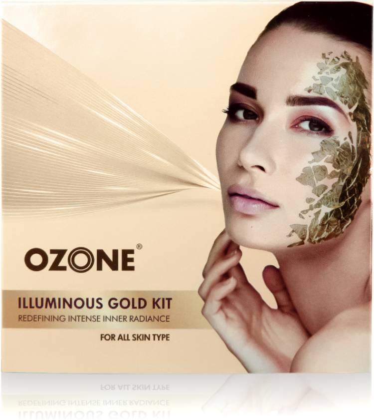 OZONE Illuminous Gold Facial Kit for Glowing Skin Price in India