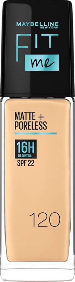 MAYBELLINE NEW YORK Fit Me Matte+Poreless Liquid Foundation (With Pump & SPF 22), 115 Ivory, 30ml Foundation Price in India