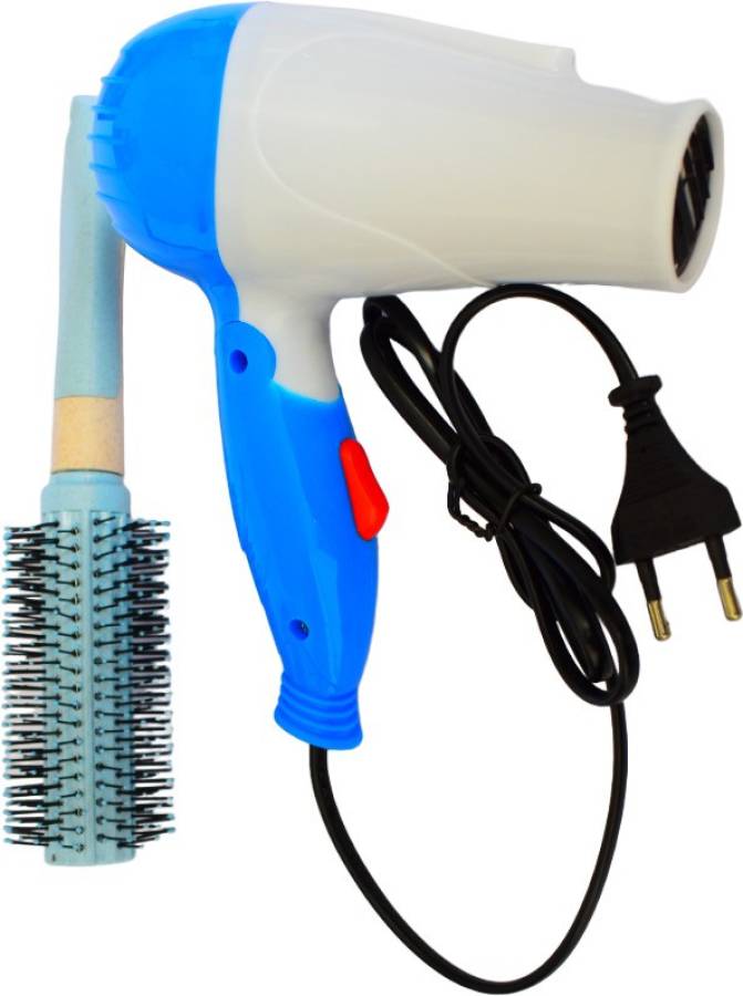 VSDHANDA Hair Dryer For Women/Men-1290 WITH ROUND COMB Hair Dryer Price in India