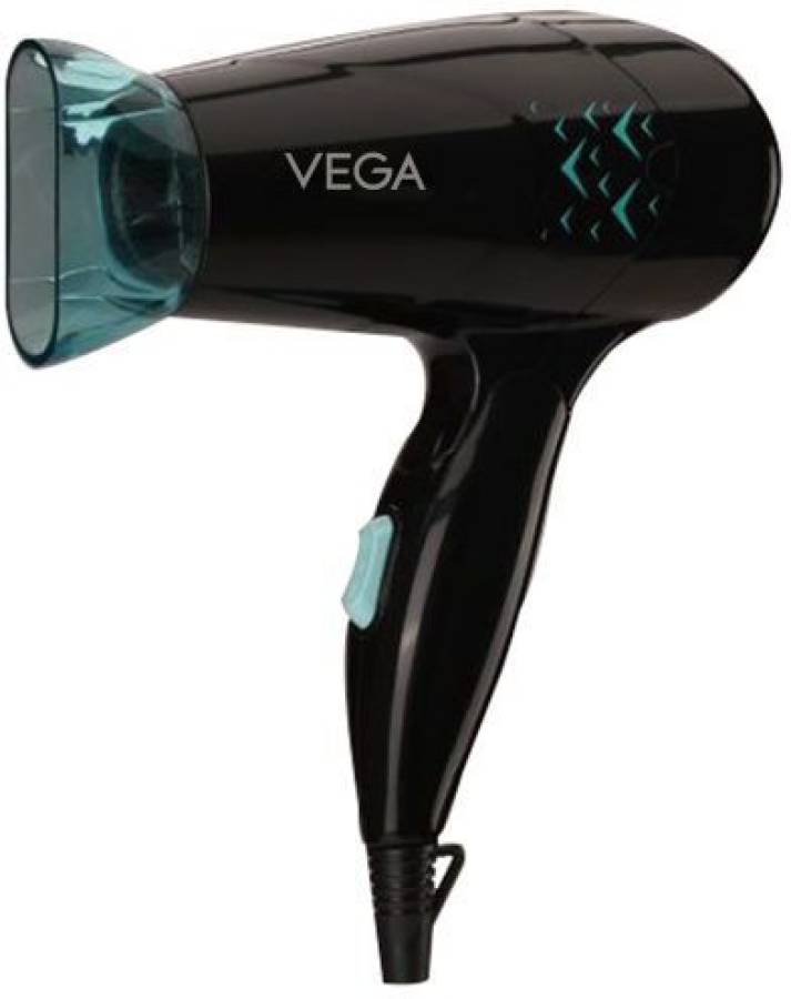 VEGA Glow Glam VHDH-26 with 2 Heat/Speed Settings and Detachable Nozzle Hair Dryer Price in India