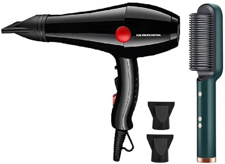 jamunesh enterprise Hair Dryer Set And Hair Straightener Comb Brush Set For Women/Men Hair Dryer Price in India