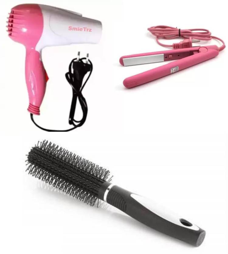 SMIETRZ Nova Hair dryer , Hair Statner and Round comb Hair Dryer Hair Dryer Price in India