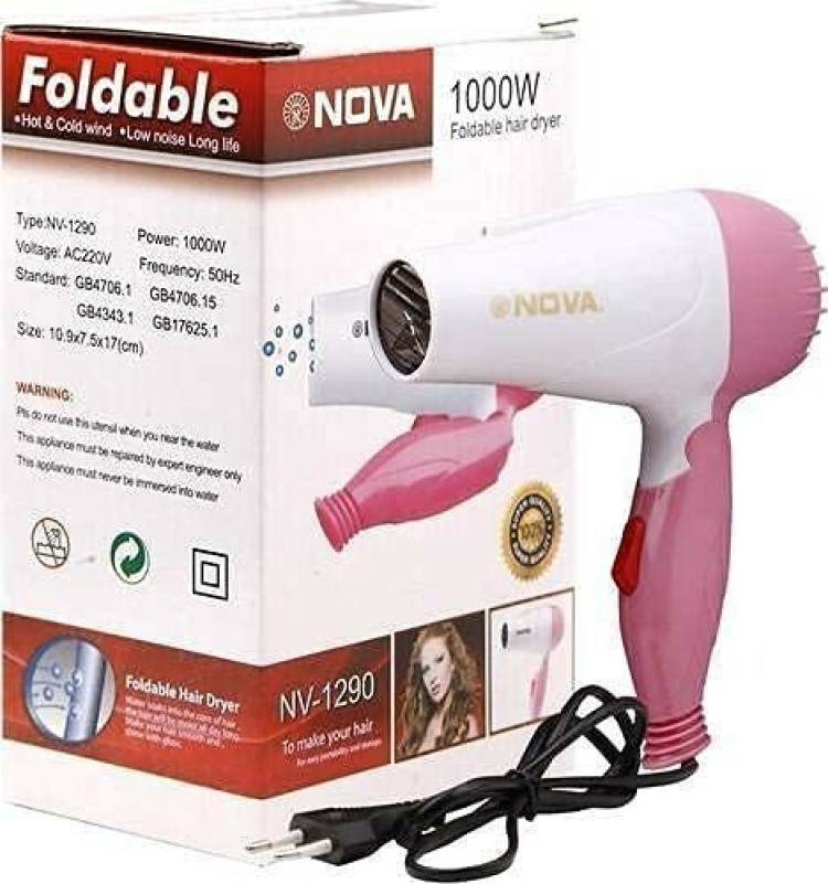 Paradox Foldable N1290 Barber Salon Styling Hair Dryer 2 Speed Control P67 Hair Dryer Price in India