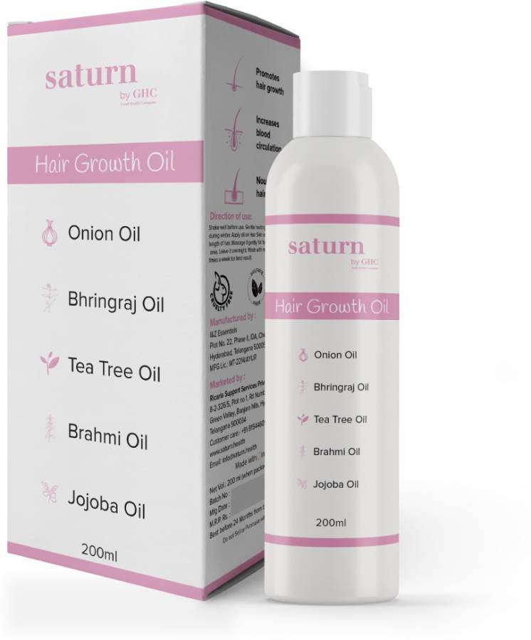 saturn by ghc Hair Growth Oil |Prevents Hair Fall & Promotes Stronger Hair Growth For Women Hair Oil Price in India