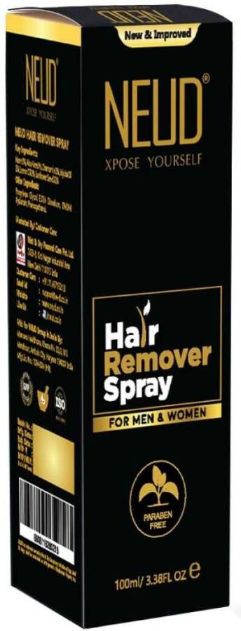 NEUD Hair Remover Spray with Lemon Oil, Jojoba and Neem for Men & Women – 1 Pack Spray Price in India