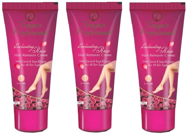 UNIQUE PROFESSIONAL ROSE HAIR REMOVAL CREME 60 GR PACK OF 3 Cream Price in India