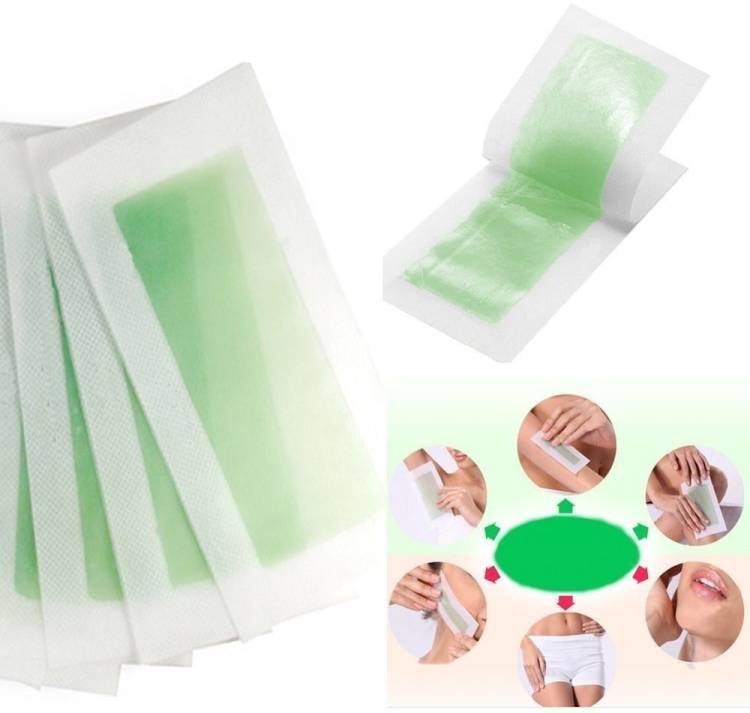 DARVING Hair Removal Wax Strip, Green Gentle Waxing Kit Strips Price in India
