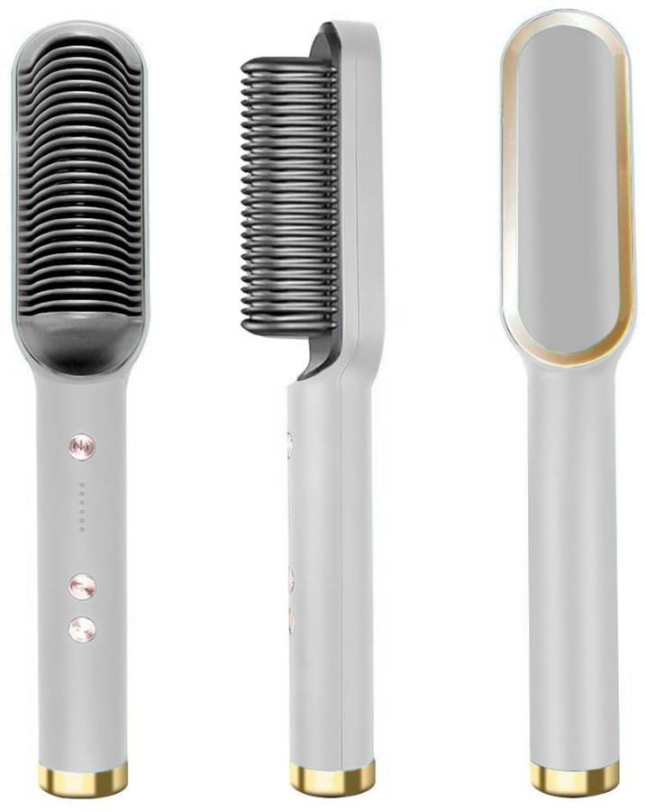 ROLFAST Hair Straightener Comb for Women & Men HairStylemulticolorBrushHairStraightener Hair Straightener Brush Price in India