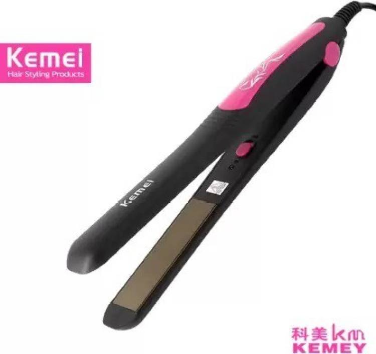 Life Friends Kemei KM-328 KM 328 Hair Straightener (Black) Hair Straightener Price in India