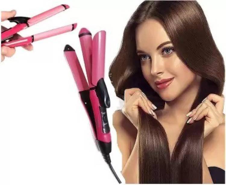 Life Friends 2 in 1 hair curler& straightener PINK 2009 NHC HAIR STRAIGHT Hair Straightener Price in India