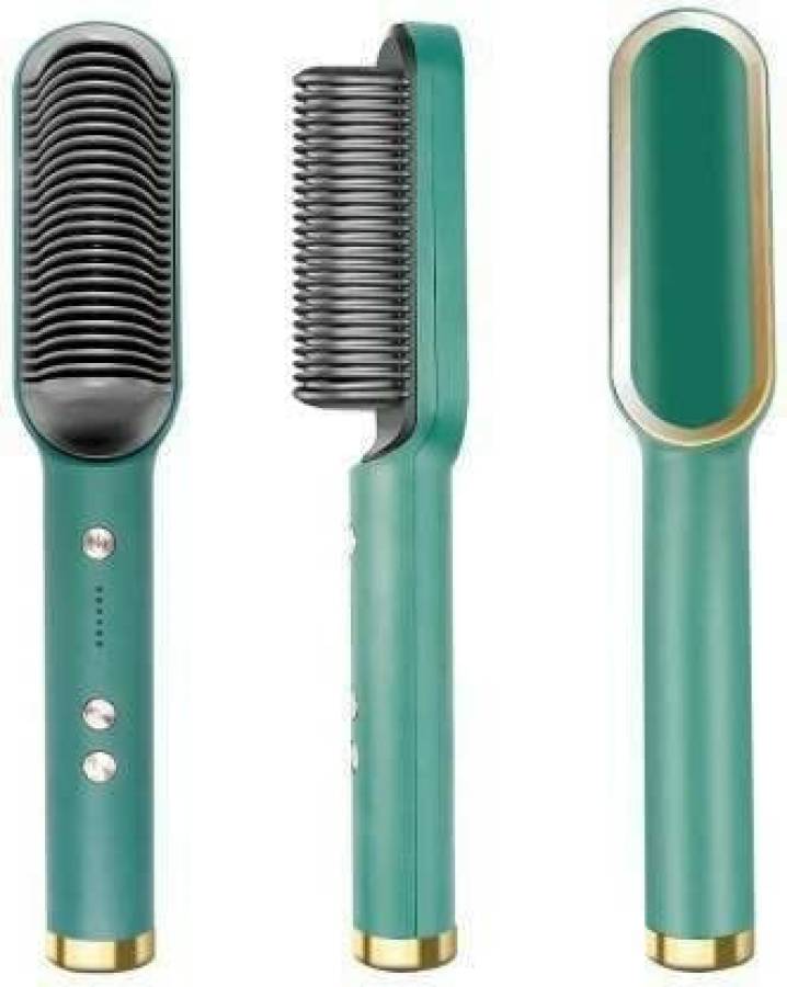 Hari Om ELECTRIC HAIR STRAIGHTNER Hair Straightener Brush Price in India