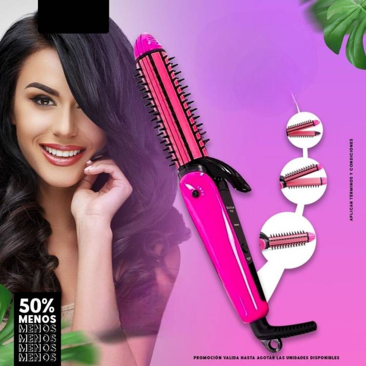 gotten N8890 Professional N8890 3in1 Ceramic Electric Hair Straightener Crimper Roller G56 Hair Styler Price in India
