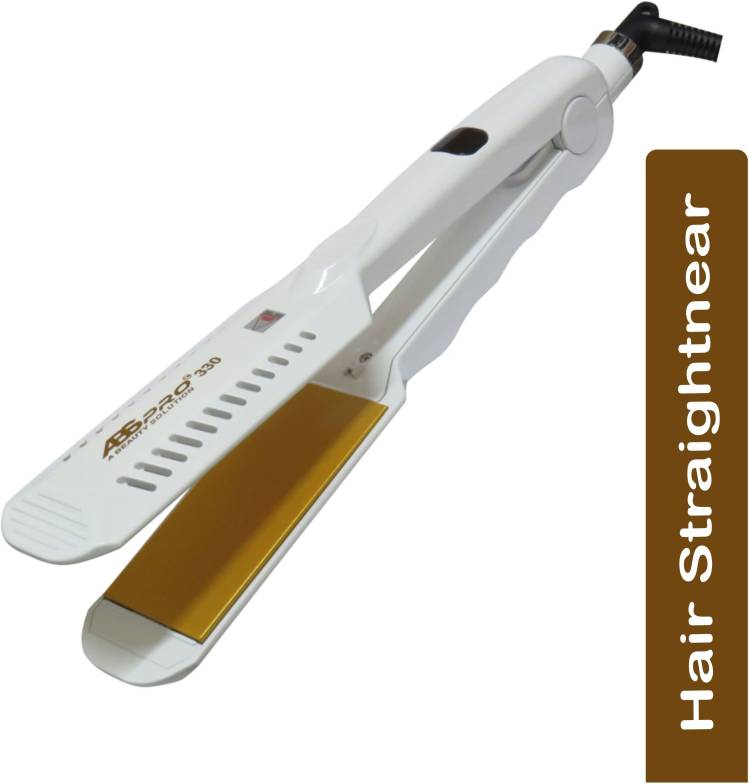 STAR ABS PRO 330 White Hair Straightener Digital Display for Woman Give Your Hair Iconic Look with Comb Brush Hair Straightener Price in India