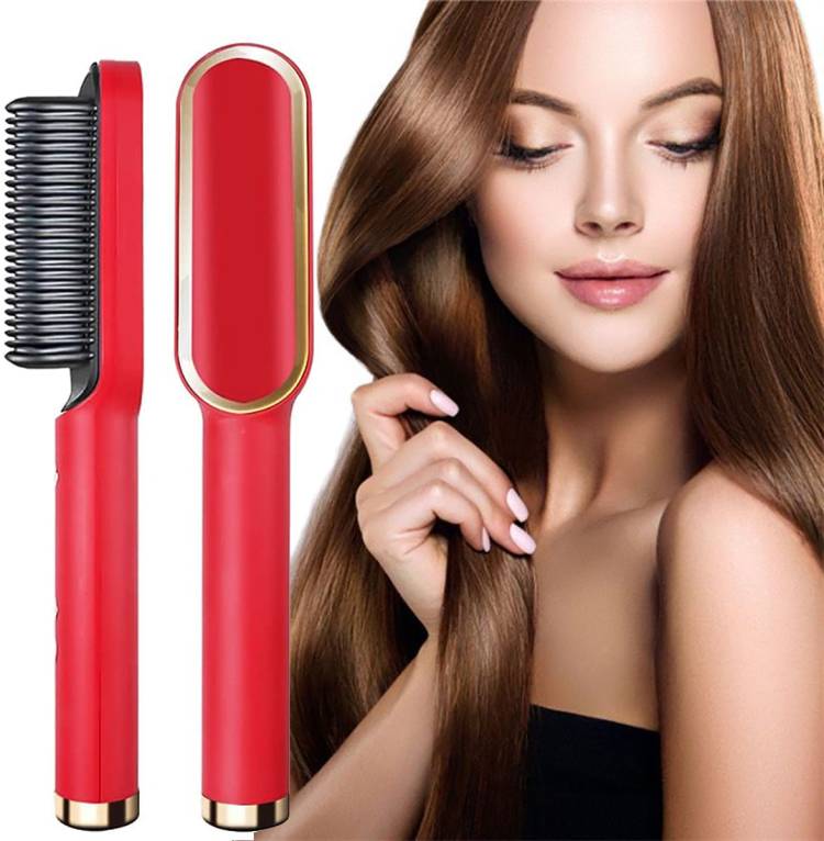 Nimiz Hair Straightener Comb for Women & Men HairStraightener HairStylemulticolorBrush Hair Straightener Comb for Women & Men HairStraightener HairStylemulticolorBrush Hair Straightener Brush Price in India