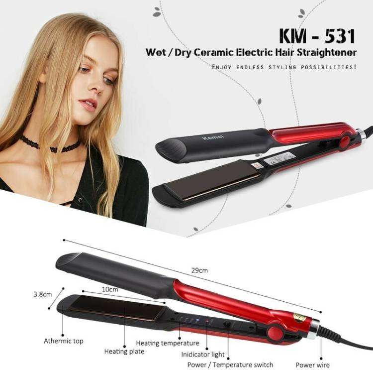 x pulse KM-531 Hair Straightener, 4 Temperature Control Hair Straightener Price in India