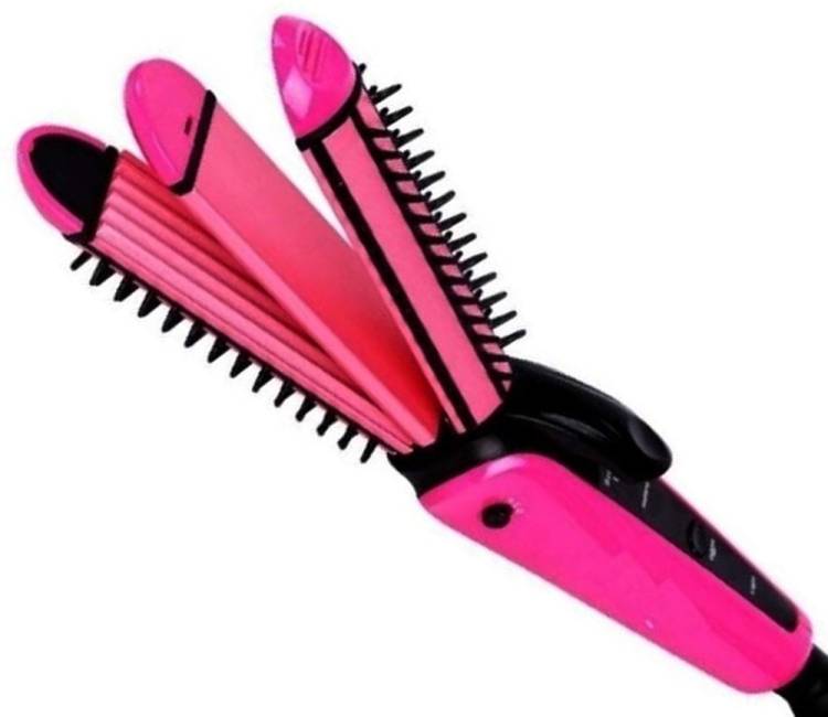 NVA Nova NHC-8890 3In1 Professional Corded Crimper Electric Straightner Curler For Women Hair Styler Price in India