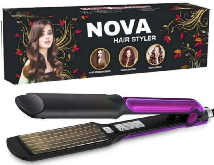 BAZER (NOVA) ND-12B PRO Professional Crimping Machine for Hair Electric Hair Crimper Hair Styler Price in India
