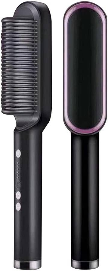ZVR Hair Straightener Brush Curling Comb Electric Ceramic Heated Hair Machine Hair Straightener Brush Curling Comb Electric Ceramic Heated Hair Machine Hair Straightener Brush Price in India
