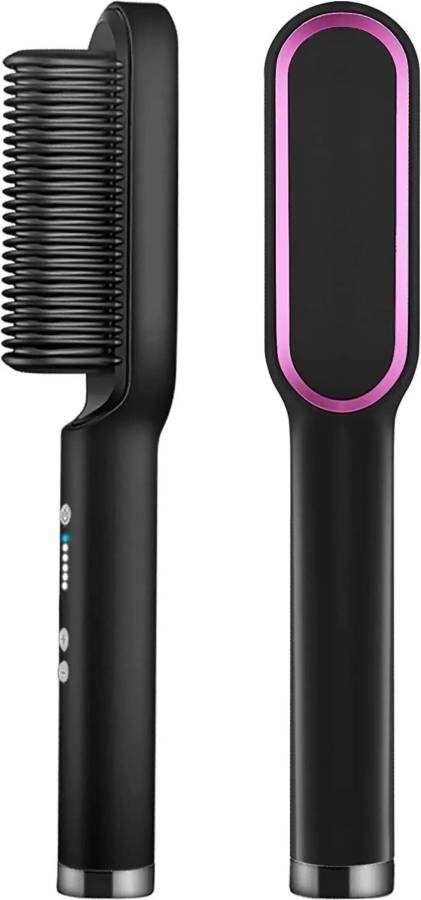 TAPEX Hair Straightener Comb Brush For Men & Women Hair Straightening and Smoothing Brush/PTC Heating Electric Straightener with 5 Temperature Control Hair Straightener Price in India