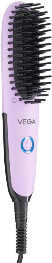 VEGA Mini Hair Straightener Brush for Women with Thermoprotect Technology Go Mini VHSB-05 Hair Straightener Brush Price in India