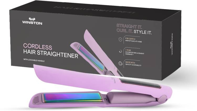 Winston WHSW-101 Titanium Cordless Hair Straightener Multiple Temperature Control(20Watt) Hair Straightener Price in India