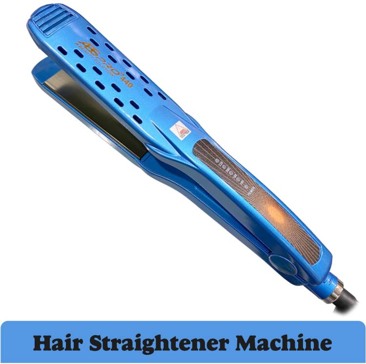 STAR ABS PRO Blue Hair Straightener Metallic Hard Body for Woman Electric Hair Machine 4X Damage Control Protection iconic glam look Hair Straightener Price in India