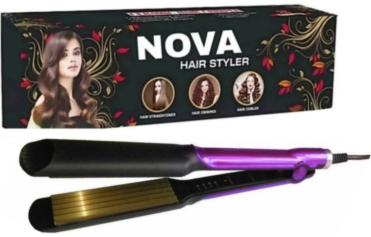 BAZER (NOVA) ND-13D PRO Professional Crimping Machine for Hair Electric Hair Crimper Hair Styler Price in India