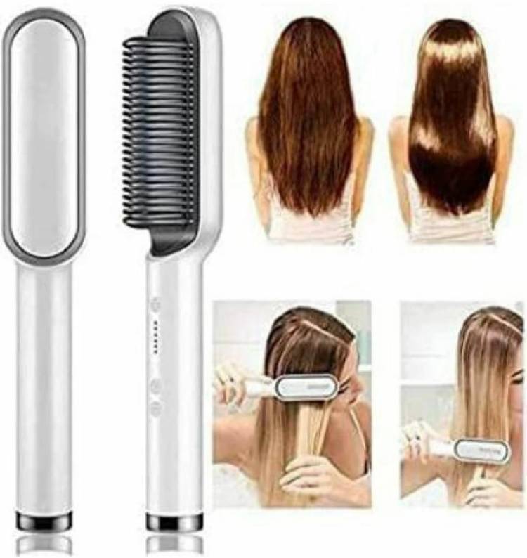 uniexclusive hair straightining comb multicolour Hair Straightener Brush Price in India