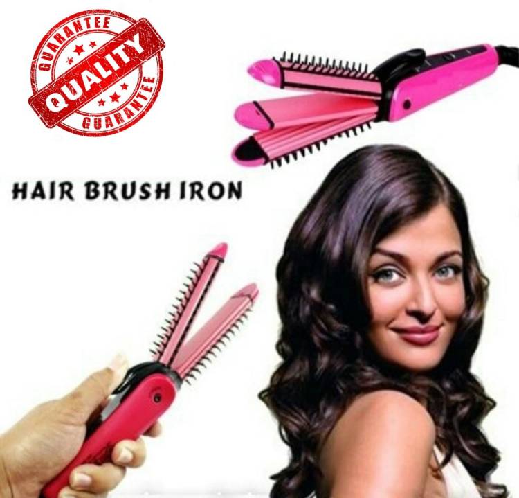 NHC -8890 Nova Personal Useable Curler Straightner 3 In 1 Hair Curler Crimper  Hair Styler Price in India, Full Specifications & Offers 