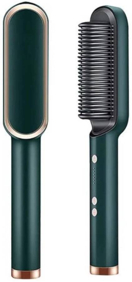 NPJ Creations Straightener com brush for all type hairs Hair Straightener Brush Price in India