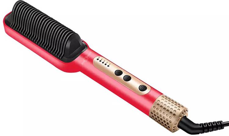 Pick Ur Needs Professional Straightening Comb with 5 Temp Setting Ceramic For Styling Hair Straightener Brush Price in India