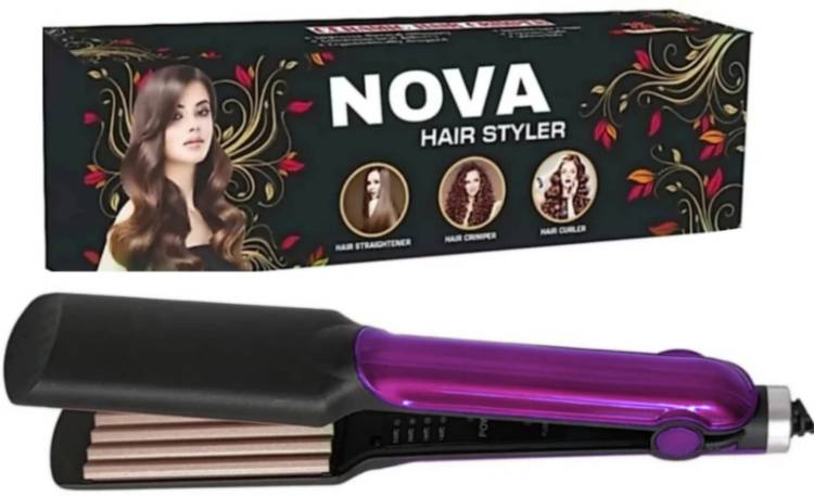 BAZER (NOVA) ND-14D PRO Professional Crimping Machine for Hair Electric Hair Crimper Hair Styler Price in India