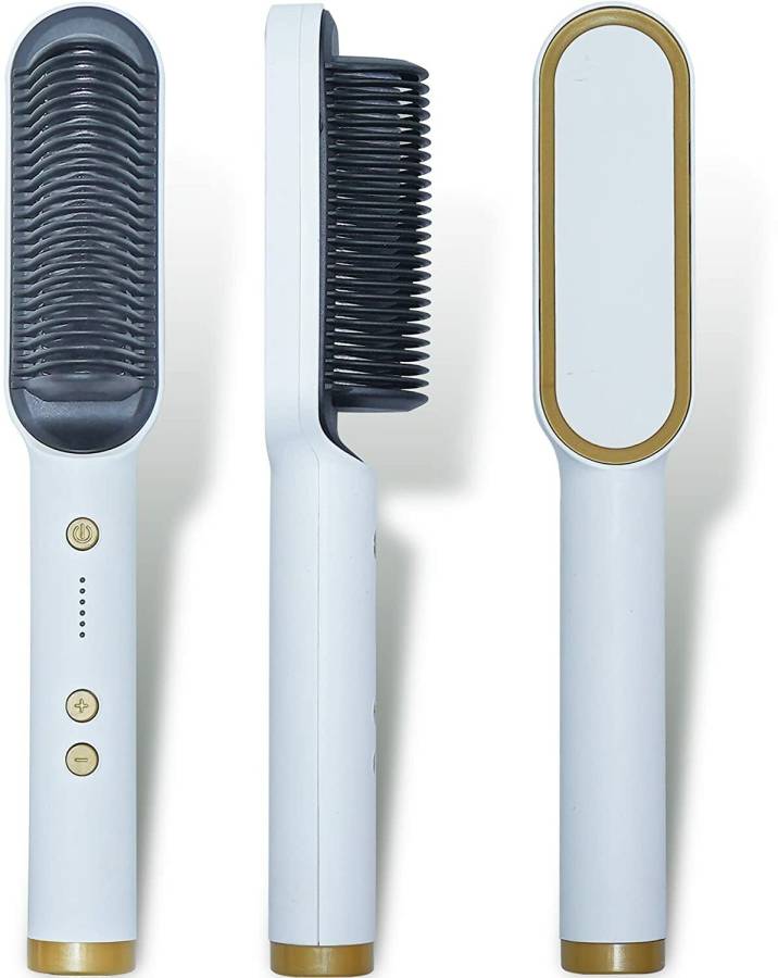 Ozoy Hair Straightener Comb for Women & Men Styler Brush Heating Electric Comb for Women & Men Hair Styler multicolor Hair Straightener Brush Hair Straightener Price in India