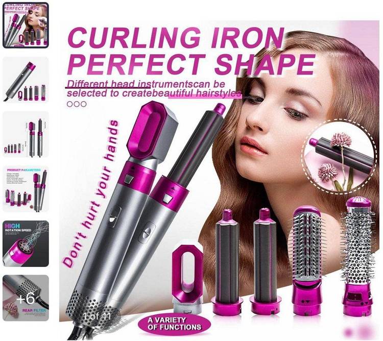 Curl hair with hot air outlet brush