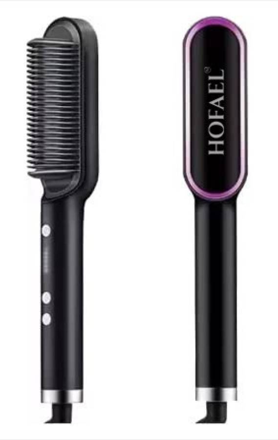 HOFAEL Hair Straightener Comb - Women & Men, Hair Styler Brush/PTC Heating 5 Temp. Mode Hair Straightener Comb - Women & Men, Hair Styler Brush/PTC Heating 5 Temp. Mode Hair Straightener Price in India