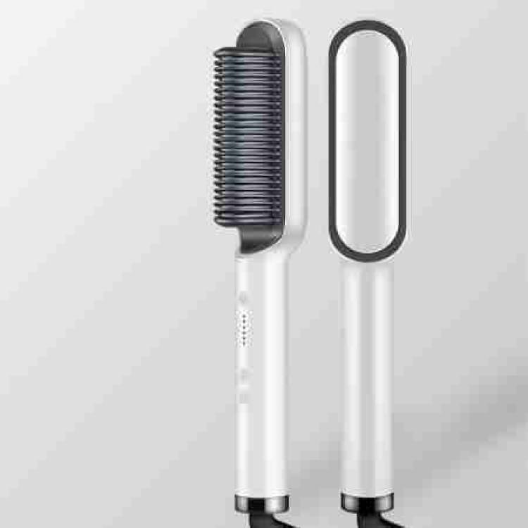 RALEX Hair Straightener Comb for Women & Men, Hair Styler, Straightener Machine - Brush/PTC Heating Electric Straightener with 5 Temperature Control Hair Straightener Price in India