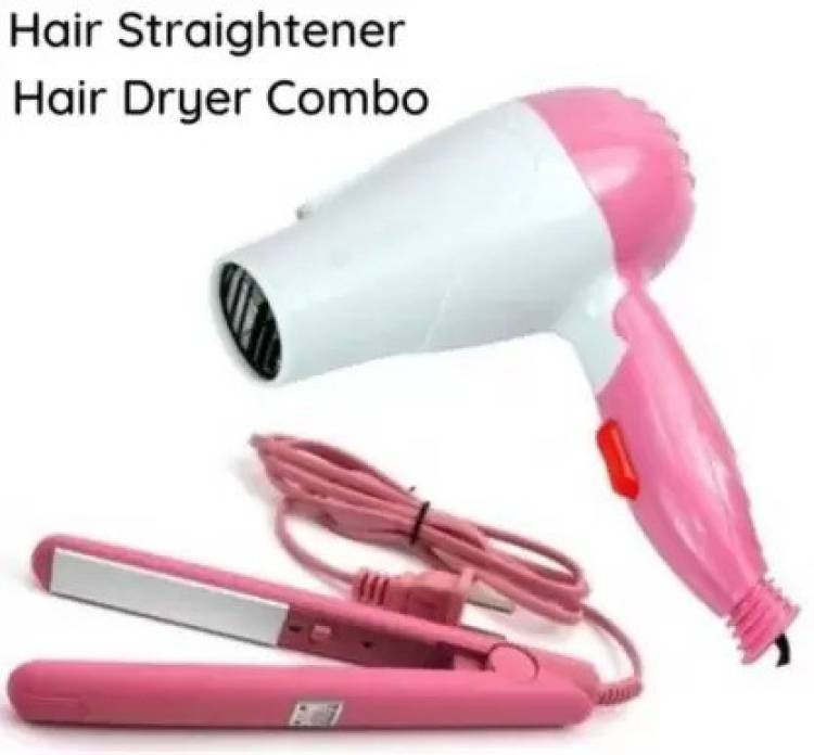 2N2 Combo Pack of Hair dryer and straightener Combo Pack of Hair dryer and straightener Hair Straightener Price in India