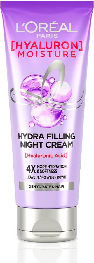 L'Oréal Paris Hyaluron Moisture 72H Hydra Filling Night Cream - Leave In Cream, 180 ml Price in India