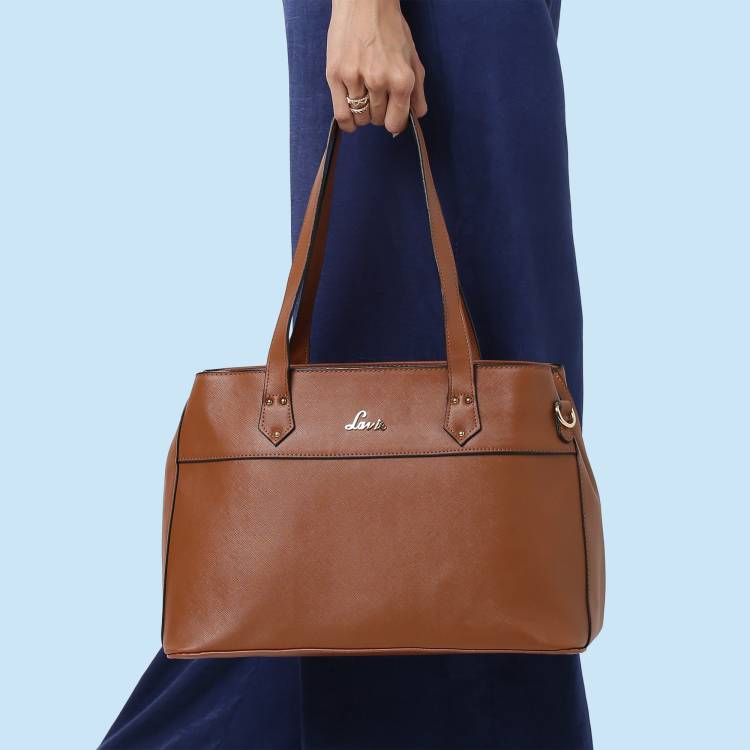 Women Tan Satchel - Regular Size Price in India