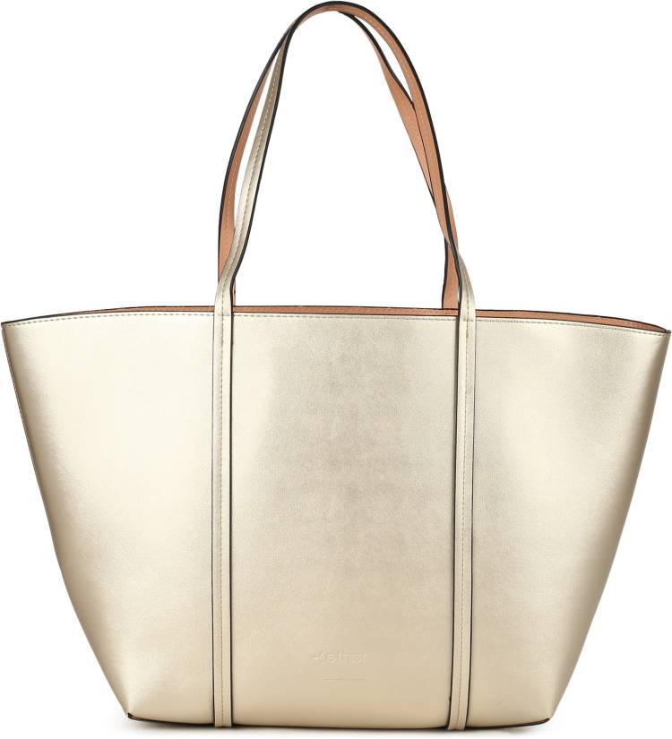 Women Gold Tote - Extra Spacious Price in India