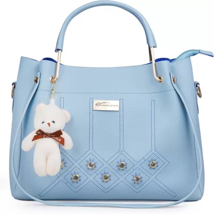 Women Blue Hand-held Bag Price in India