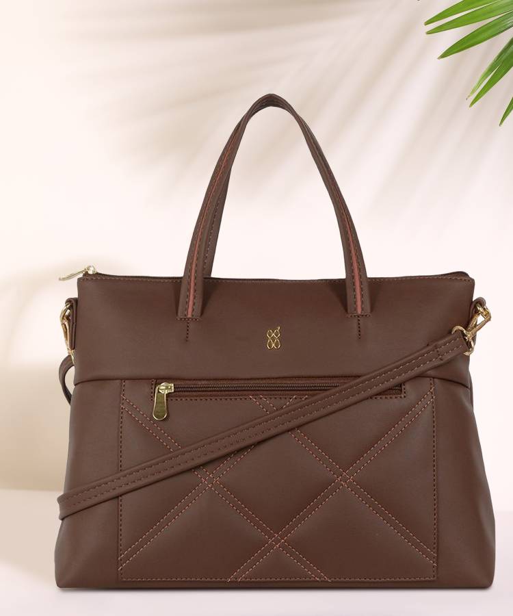 Women Brown Hand-held Bag Price in India